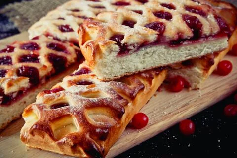 Berry pie Stock Photos