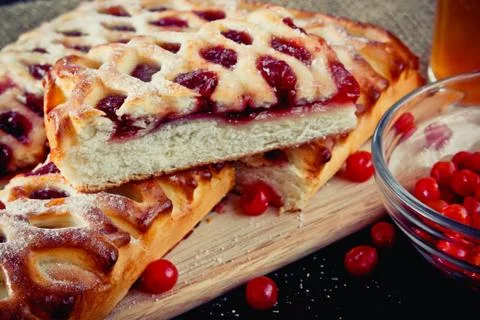Berry pie Stock Photos