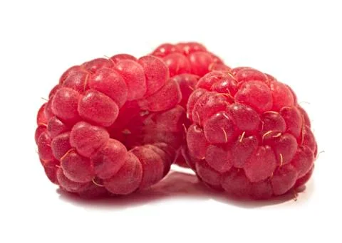 Berry raspberry macro Stock Photos