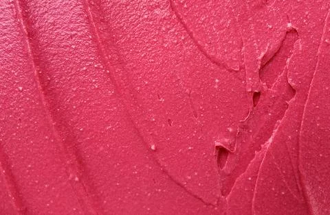 Berry Red Creamy Foundation Surface - Beauty Cream Concept Stock Photos