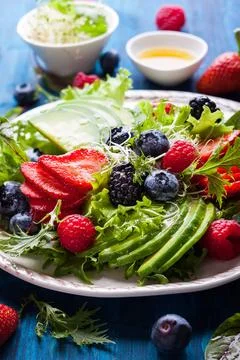 Berry salad Stock Photos