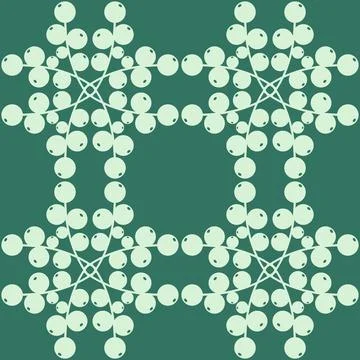 Berry seamless pattern, green background with currant for textile, illustrati 스톡 일러스트