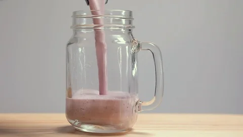 Berry smoothie. Part 01 Stock Footage 93413077