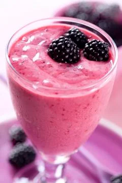 Berry smoothie 스톡 사진