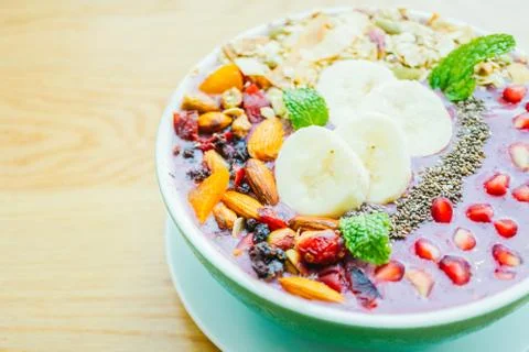 Berry smoothies Stock Photos