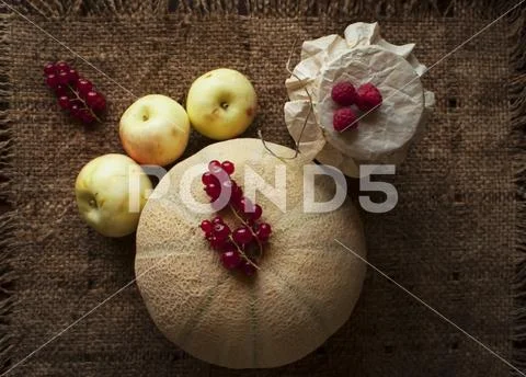 Berry spring and summer still life. Stock Photos