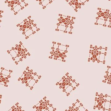 Bert bidirectional encoder representations transformers glyph seamless patter Stock Illustration