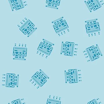 Bert bidirectional encoder representations transformers glyph vector seamless Stock Illustration