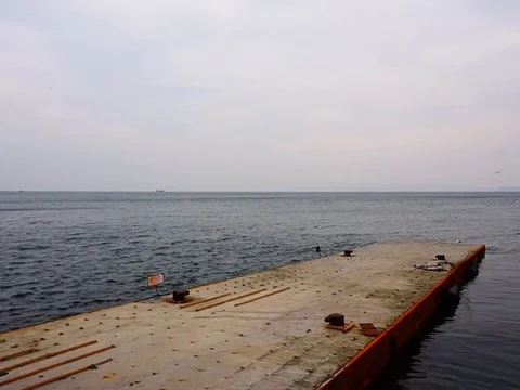 Berth in the bay Vídeo Stock 74645916