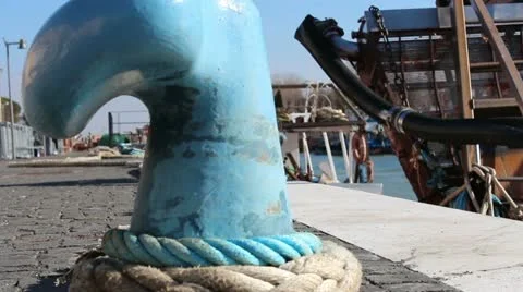 Berth in dock Stock Footage 20502687