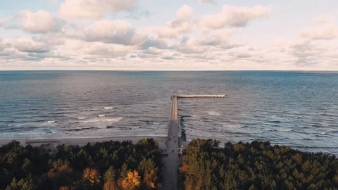Berth in Palanga Lithuania Stock Footage 100265826