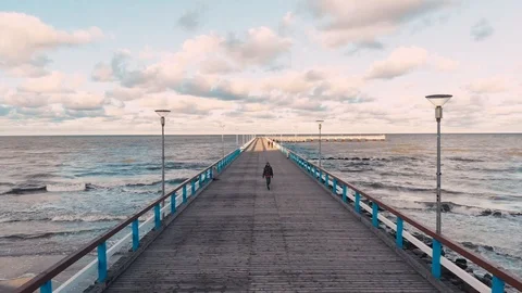 Berth in Palanga Lithuania Stock Footage 100265838