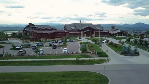 Berthoud TPC Golf Course 11 | Colorado Sunset | 4K Drone Footage Stock Footage 259903457