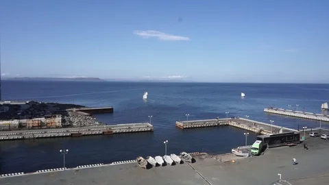 Berths for yachts Vídeo Stock 91927623