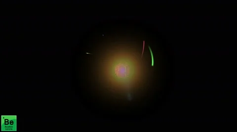 Beryllium atom nucleus electron movement Stock Footage 63189804