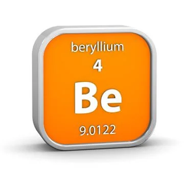 Beryllium material sign 写真素材