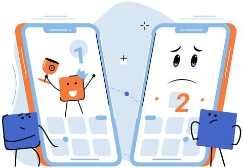 Bes app metaphor. Application score, numerical measure of applications success イラスト素材