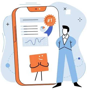 Bes app metaphor. Best application, title earned through consistent performance イラスト素材