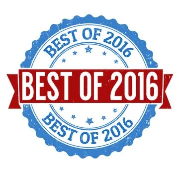 Best of 2016 stamp Stock Illustration