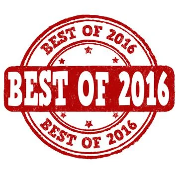 Best of 2016 stamp Stock Illustration