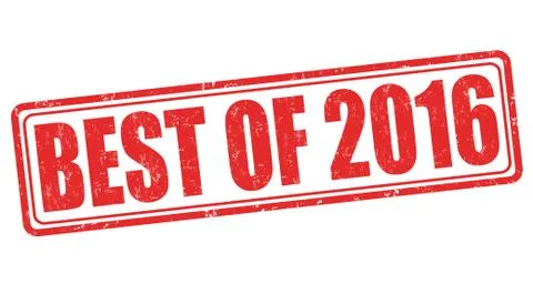 Best of 2016 stamp Stock Illustration