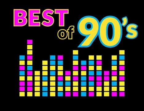 Best of 90s Illustrazione stock