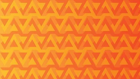 Best abstract Background with pattern of triangles in orange and yellow Stock Illustration