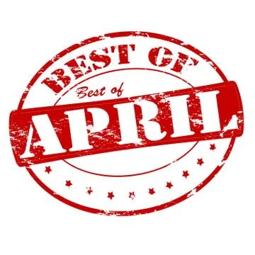Best of April Stock Illustration