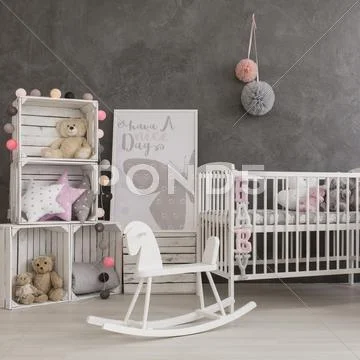 Best baby girl room idea Stock Photos