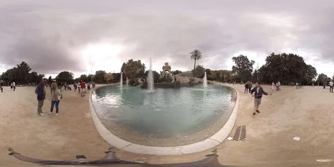 Best of Barcelona in 360VR (part 2) Stock Footage 112134856