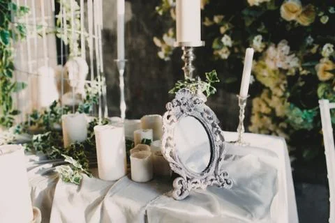 The best beautiful composition on the table Stock Photos