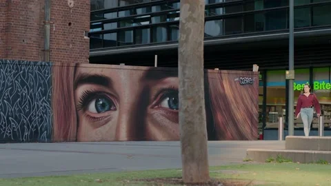 Best Bite and commutor and Graffiti eyes 4K Stock Footage 153948552
