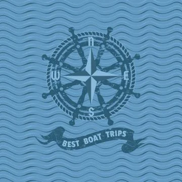 Best boat trips Stock Illustration