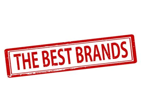 The best brands Stock Illustration
