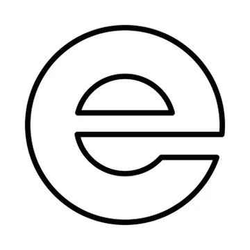 Best browser search engine icon or logo illustration. Stock Illustration