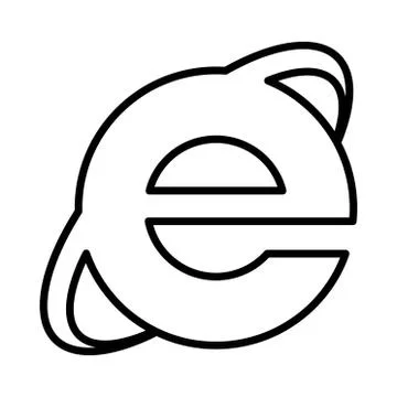 Best browser search engine icon or logo illustration. Stock Illustration