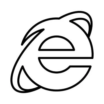 Best browser search engine icon or logo illustration. Stock Illustration