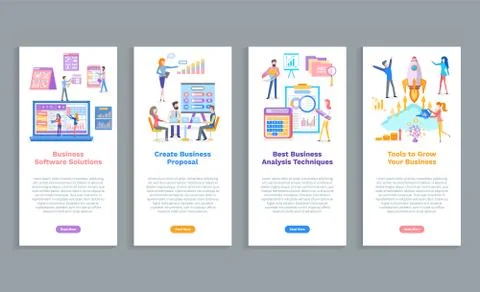 Best Business Analysis Techniques, Create Proposal Stock Illustration