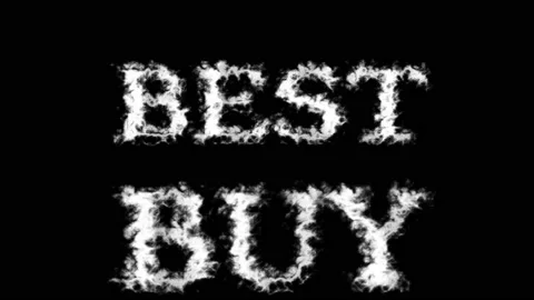 Best buy cloud text effect black isolated background Stock-Footage 139636084