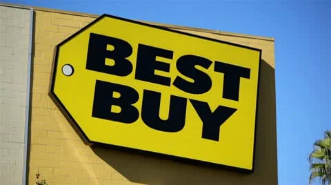 Best Buy Electronics Store Sign In Sunlight Stock-Footage 10798668