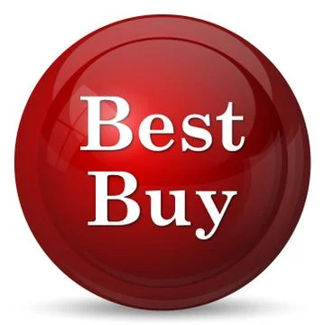 Best buy icon. Internet button on white background.. Stock Illustration