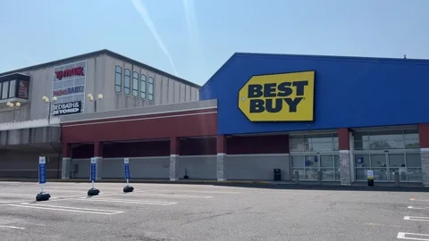 Best Buy Retail Storefront 4K Stock Video Stock Footage 248644449