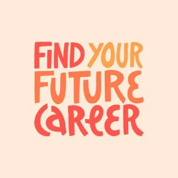 Best careers for the future Stock Illustration