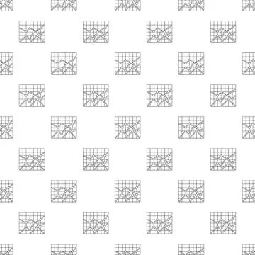 Best chart pattern vector seamless Stock Illustration