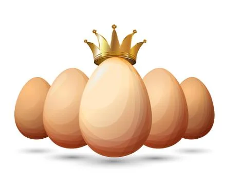 Best chicken egg design Stock Illustration