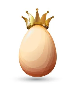 Best chicken egg design Stock Illustration