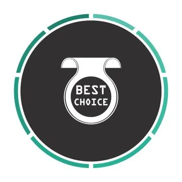 Best Choice computer symbol Stock Illustration