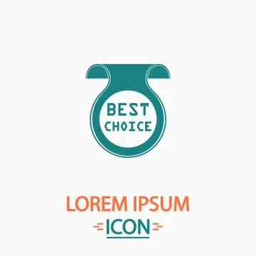 Best Choice computer symbol Stock Illustration