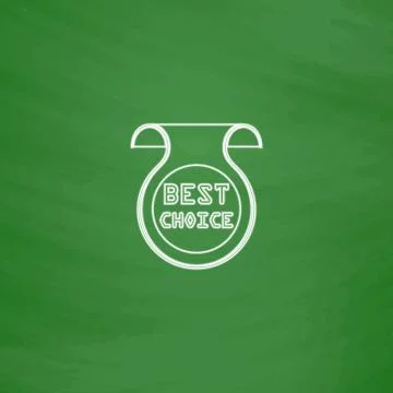 Best Choice computer symbol Stock Illustration
