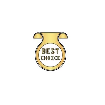Best Choice computer symbol Stock Illustration